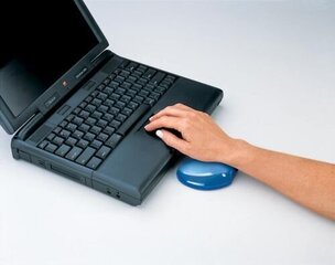 MOUSE PAD WRIST SUPPORT/BLUE 91177-72 FELLOWES цена и информация | Мыши | hansapost.ee