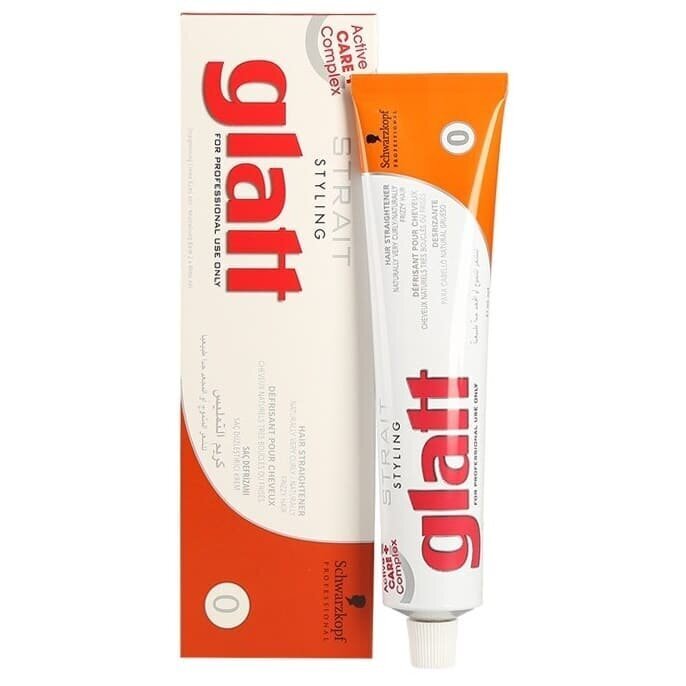 Kauapüsiv juuste sirgendamise komplekt Schwarzkopf Glatt 0: Sirgendav kreem 82 ml + Neutraliseeriv palsam 2x40 ml price and information | Juuste viimistlusvahendid | hansapost.ee