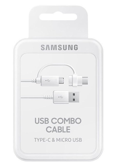 Samsung andmekabli kombinatsioon (Type-C ja Micro USB) EP-DG930DW hind ja info | Mobiiltelefonide kaablid | hansapost.ee