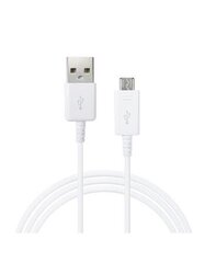 Universaalne mikro-USB andme- ja laadimiskaabel Samsung EP-DG925UWE G920 G925 S6, 1 m, valge (OEM) hind ja info | Mobiiltelefonide kaablid | hansapost.ee