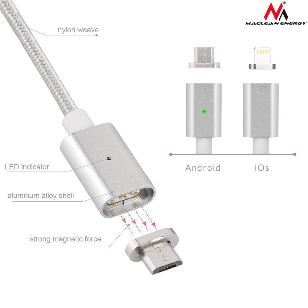 Telefoni laadimiskaabel Iphone Maclean MCE161 hind ja info | Mobiiltelefonide kaablid | hansapost.ee