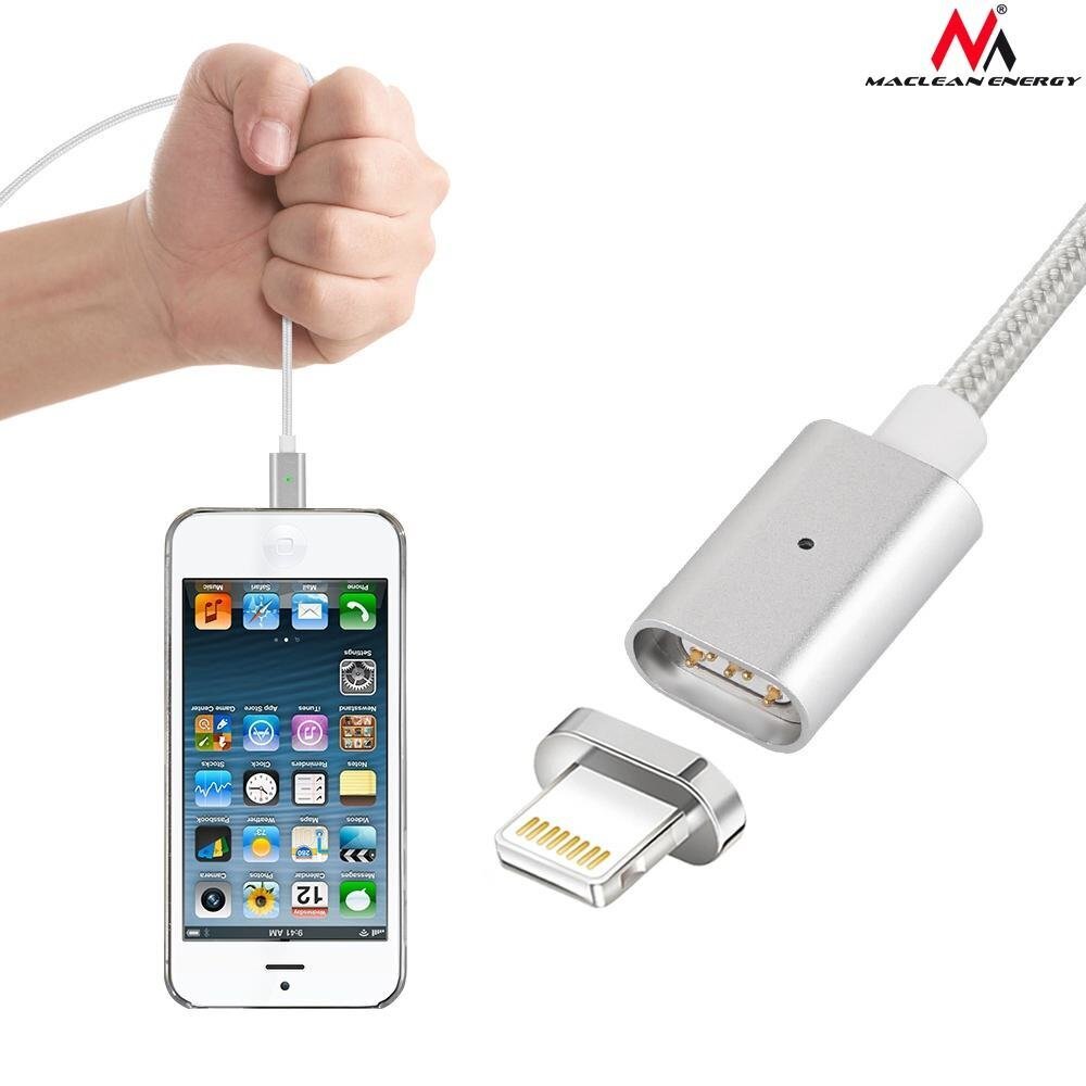 Telefoni laadimiskaabel Iphone Maclean MCE161 hind ja info | Mobiiltelefonide kaablid | hansapost.ee