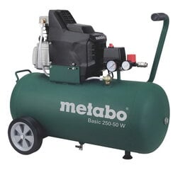 Kompressor Basic 250-50 W, Metabo hind ja info | Kompressorid | hansapost.ee