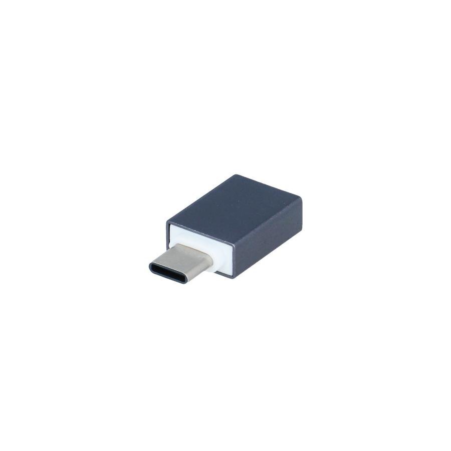 Adapter Type-C to USB Mocco Universal OTG Connection Silver цена и информация | Mobiiltelefonide kaablid | hansapost.ee