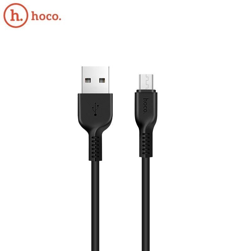 Kaabel USB -> Micro USB Hoco X20 3.0 m, Laadimisjuhe USB 2.0 Micro usb, must hind ja info | Mobiiltelefonide kaablid | hansapost.ee