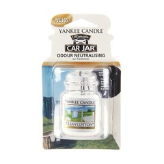 Autolõhnastaja Yankee Candle Car Jar Ultimate Clean Cotton hind ja info | Auto õhuvärskendajad | hansapost.ee