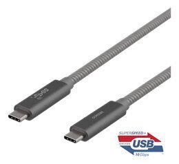 Deltaco USBC-1412M, USB C, 1м цена и информация | Borofone 43757-uniw | hansapost.ee