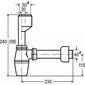 Sifoon pissuaarile Viega 112 271, 50x40 mm hind ja info | Sifoonid ja põhjaklapid | hansapost.ee