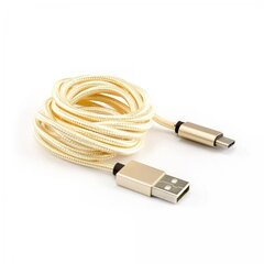 Kaabel Sbox USB-TYPEC-15G, USB->Type-C M/M, 1.5m hind ja info | Mobiiltelefonide kaablid | hansapost.ee