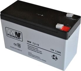 MWpower aku MWS 12V 7,2Ah F1 (187) AGM price and information | Batteries | hansapost.ee