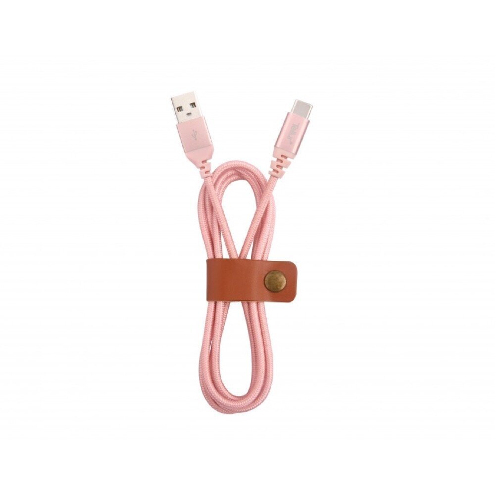 Andmeedastuskaabel Tellur USB/Type-C, 1m, Roosa/Kuldne hind ja info | Mobiiltelefonide kaablid | hansapost.ee