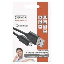 USB 2.0 A/M - micro B/M 0,2m hind ja info | Mobiiltelefonide kaablid | hansapost.ee