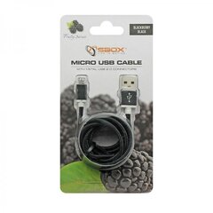 Sbox USB-10315B, USB-MicroUSB, 1,5 м цена и информация | Borofone 43757-uniw | hansapost.ee