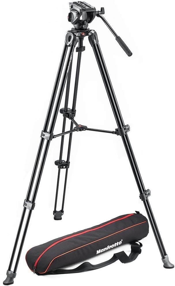 Manfrotto statiivikomplekt MVT502AM + MVH500A цена и информация | Fotoaparaatide statiivid | hansapost.ee