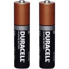 Duracell AAA LR03 1.5V Alkaline Long Lasting Power Batteries MN2400 (2pcs) цена и информация | Батарейки | hansapost.ee