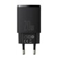 Laadija Baseus CCXJ-B01 USB + Type-C 20W must hind ja info | Laadijad mobiiltelefonidele | hansapost.ee