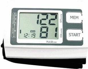 Измеритель артериального давления Platinet PBPMKD558 с памятью, автоматический, монитор пульса с LCD дисплеем, белый цена и информация | Тонометры | hansapost.ee