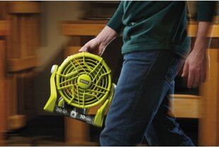 Akuventilaator Ryobi 18 V, R18F-0 hind ja info | Ryobi Remondikaubad, sanitaartehnika ja kütteseadmed | hansapost.ee