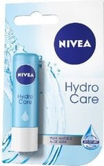 Nivea Lip Hydro Care huulehooldus 4.8 g hind ja info | Huulekosmeetika | hansapost.ee