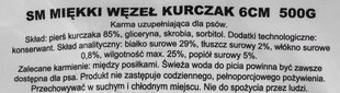 Maitsev pehme sõlm kanaga Maced, 6 cm, 500 g hind ja info | Koerte maiused | hansapost.ee