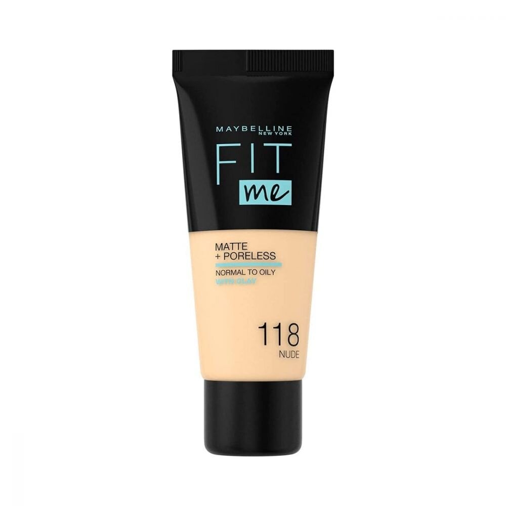 Maybelline Fit Me Foundation jumestuskreem 30 ml, 118 Nude hind ja info | Jumestuskreemid ja puudrid | hansapost.ee