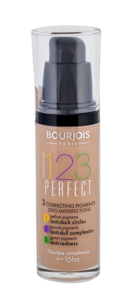 Jumestuskreem Bourjois 1.2.3. Perfect SPF10 30 ml, Nr. 55 hind ja info | Jumestuskreemid ja puudrid | hansapost.ee