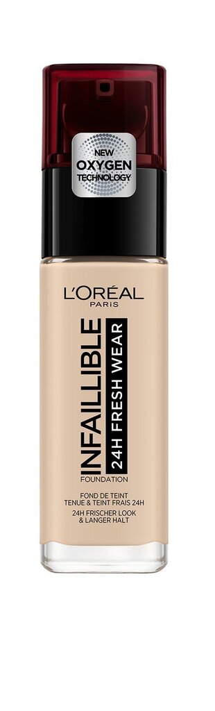 Vedel jumestuskreem L'Oreal Paris Infallible 30 ml, 20 Ivory цена и информация | Jumestuskreemid ja puudrid | hansapost.ee