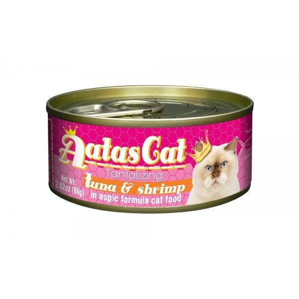 Aatas Cat Tantalizing Tuna & Shrimp konserv kassile 80g hind ja info | Kassikonservid | hansapost.ee