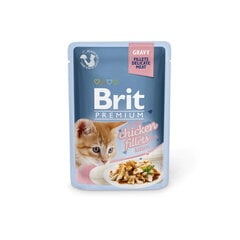 Konserv kassidele Brit Premium Cat Delicate Chicken for Kitten 85g x 24tk hind ja info | Kassikonservid | hansapost.ee