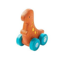 Dinosaurus ratastel, Plan Toys hind ja info | Beebide mänguasjad | hansapost.ee