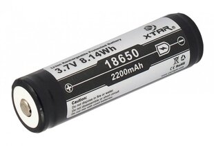 Xtar 2200mAh 3,7V 18650 аккумулятор с PCB цена и информация | Батерейки | hansapost.ee