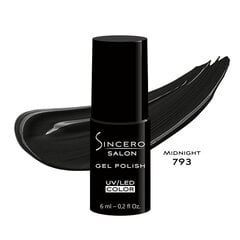 Geelküünelakk "Sincero Salon", 6 ml, MIDNIGHT, 793 цена и информация | Лаки, укрепители для ногтей | hansapost.ee