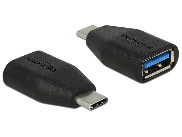 Delock - Adapter USB Type-C(M)->USB-A(F) 3.1 Gen2 hind ja info | USB adapterid ja jagajad | hansapost.ee