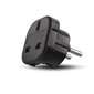 Adapter Forever EU/UK, must hind ja info | USB adapterid ja jagajad | hansapost.ee