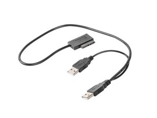 Внешний адаптер Gembird с USB на SATA для тонких SATA SSD / DVD цена и информация | Адаптеры, USB-разветвители | hansapost.ee