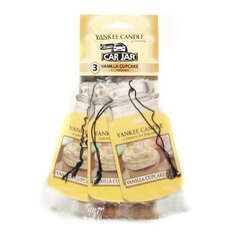 Auto õhuvärskendaja Yankee Candle Car Jar Vanilla Cupcake 3 tk price and information | Car air fresheners | hansapost.ee