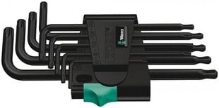 L-Torx kmpl TX 9-osa 967PKL/9, palliga TX8-TX40, Wera hind ja info | Käsitööriistad | hansapost.ee