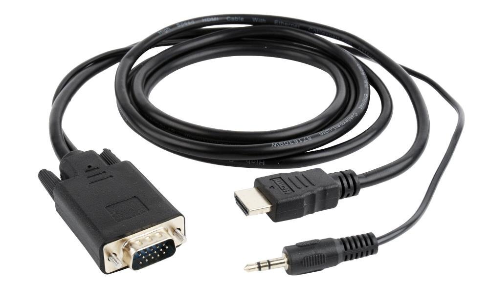 Gembird A-HDMI-VGA-03-10 цена и информация | USB adapterid ja jagajad | hansapost.ee