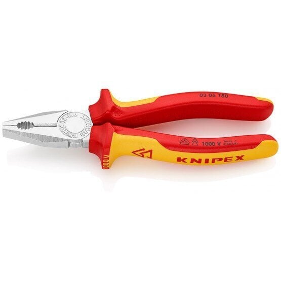 Knipex Szczypce ainulaadne 180mm isoleeritud (03 06 180) цена и информация | Käsitööriistad | hansapost.ee