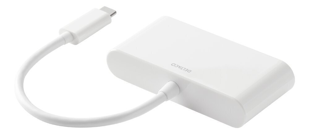 Adapter Deltaco USBC-HDMI23, USB-C/HDMI/USB-A цена и информация | USB adapterid ja jagajad | hansapost.ee