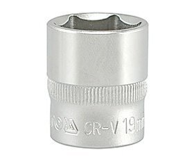 Торцевая насадка 19.0mm, CrV, 3/8 YATO цена и информация | Механические инструменты | hansapost.ee