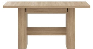 Расширяемый стол EST41, цвет дуба цена и информация | Кухонные и обеденные столы | hansapost.ee