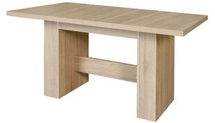 Расширяемый стол EST41, цвет дуба цена и информация | Кухонные и обеденные столы | hansapost.ee