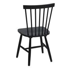 2-tooli komplekt Riano, must hind ja info | Köögitoolid, söögitoolid | hansapost.ee