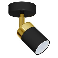 Milagro настенный светильник Joker Black/Gold цена и информация | Настенные светильники | hansapost.ee
