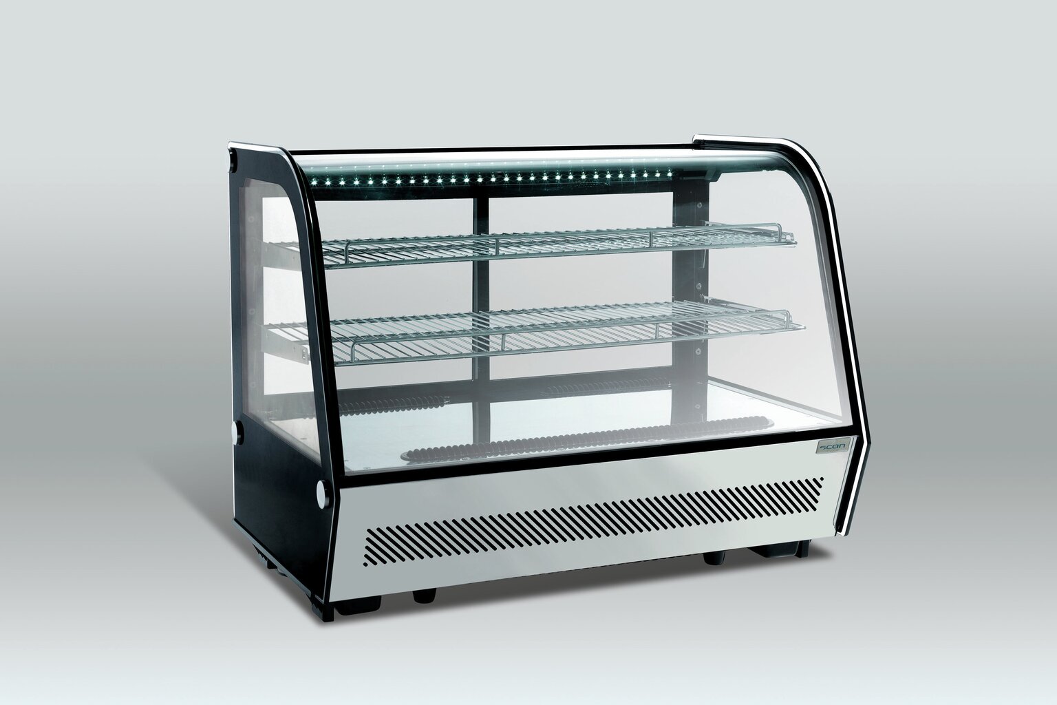 Lauapealne vitriinkülmik Scandomestic, 69 cm, must hind ja info | Külmkapid-külmikud | hansapost.ee