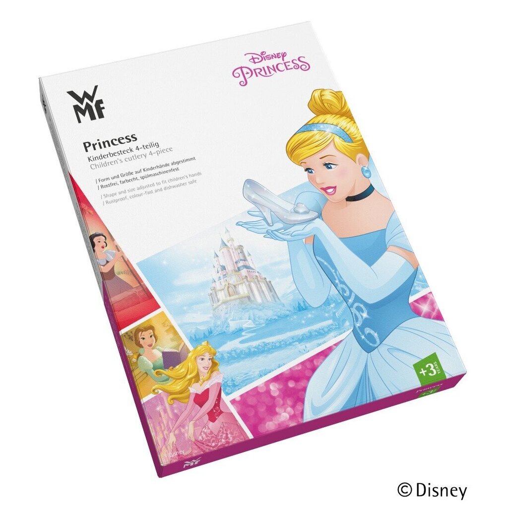 Laste söögiriistade komplekt WMF Disney Printsess 4-osaline цена и информация | Laste taldrikud, kausid ja söögiriistad | hansapost.ee