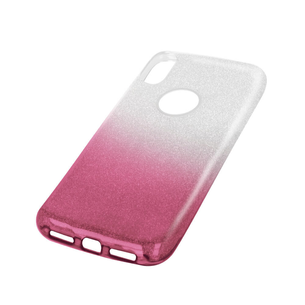 Tagakaaned ILike    Apple    iPhone X / iPhone XS Gradient Glitter 3in1 case    Pink hind ja info | Telefonide kaitsekaaned ja -ümbrised | hansapost.ee
