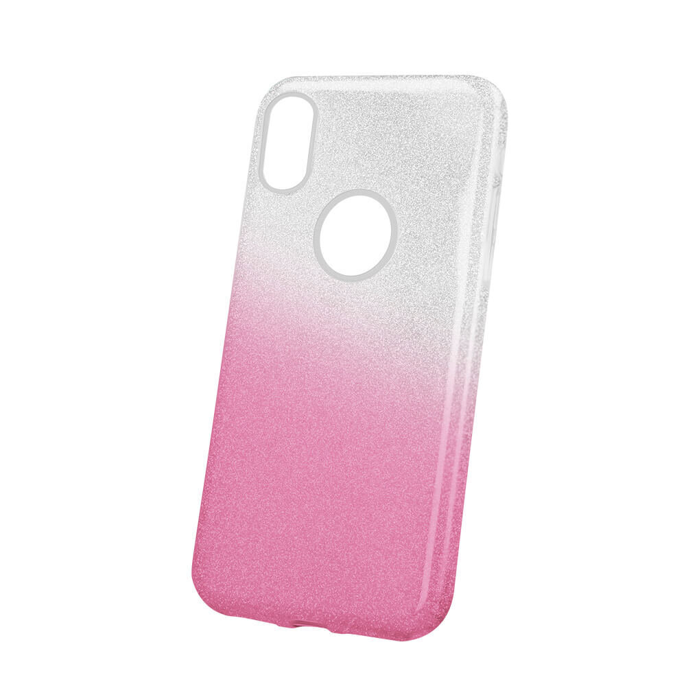 Tagakaaned ILike    Apple    iPhone X / iPhone XS Gradient Glitter 3in1 case    Pink hind ja info | Telefonide kaitsekaaned ja -ümbrised | hansapost.ee