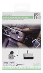 Deltaco USBC-CAR102, USB-C, 10.8A цена и информация | Зарядные устройства для телефонов | hansapost.ee